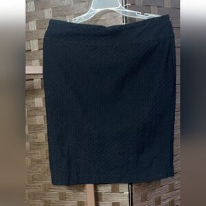 Black pencil skirt